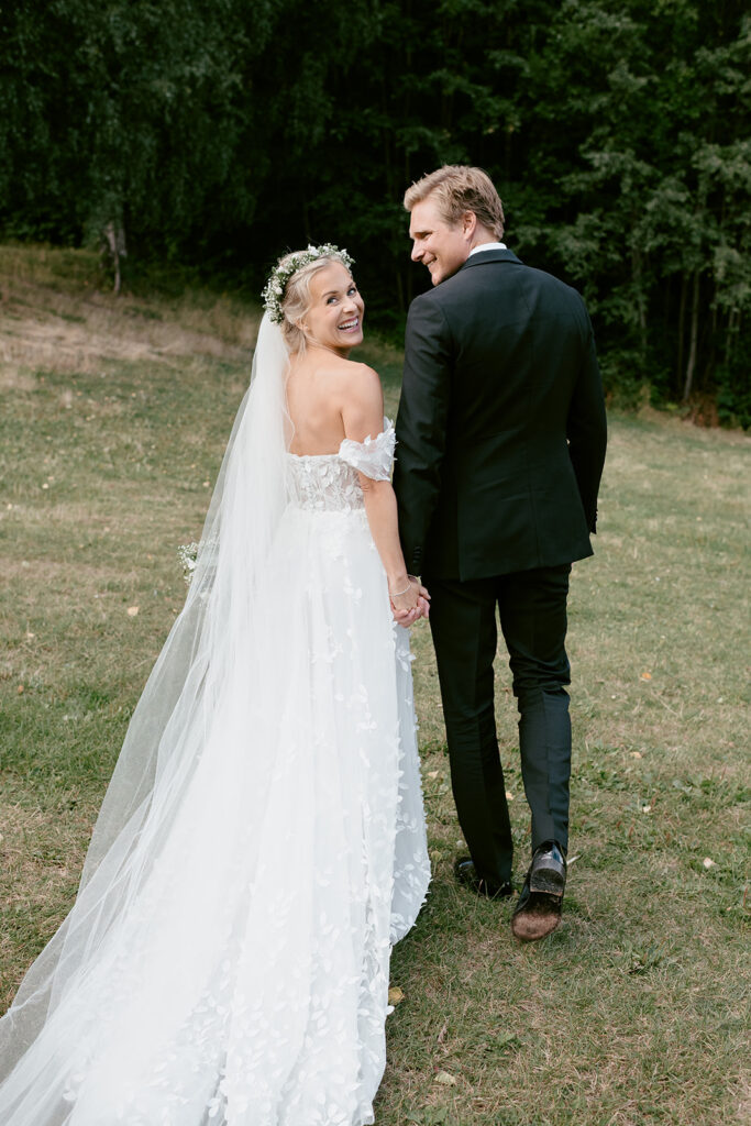 Fra et bryllup på Hvalstrand Bad i Asker